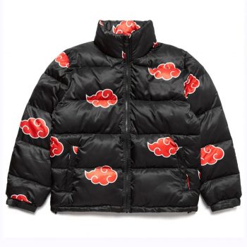 Men’s Puffer Akatsuki Black Jacket