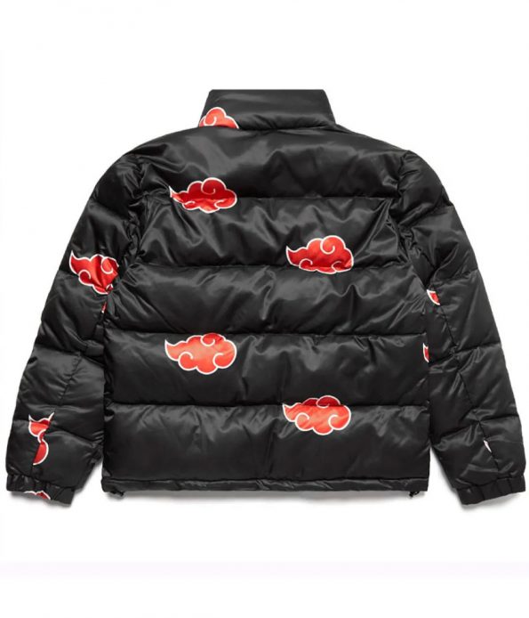 Puffer Akatsuki Black Jacket