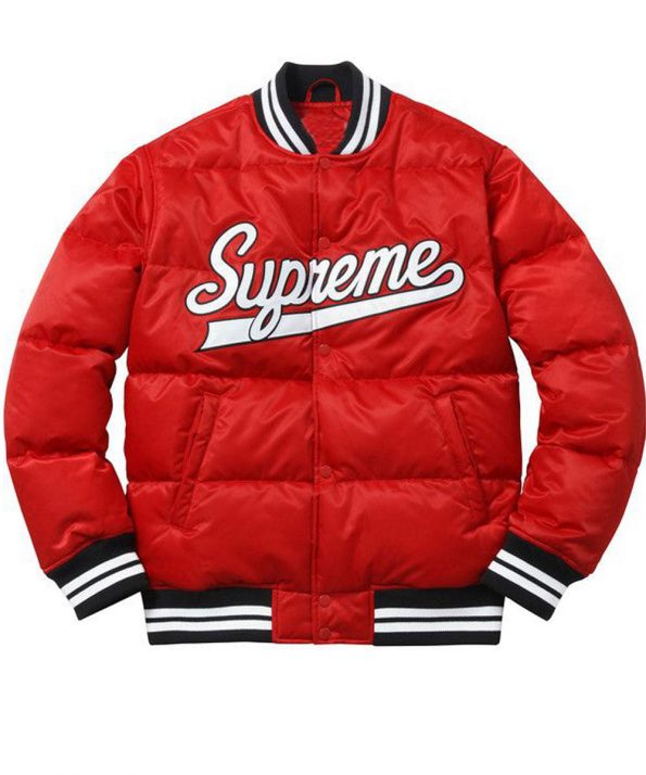Men’s Bomber Satin Jacket with stylish design in American style