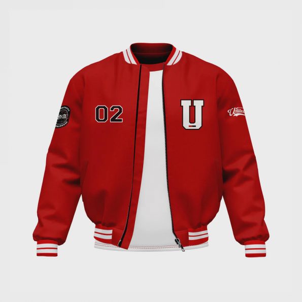 Men’s Red Satin Bomber Jacket  in USA