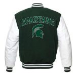 Michigan-State-Spartans-Green-And-White-Varsity-Jacket-1