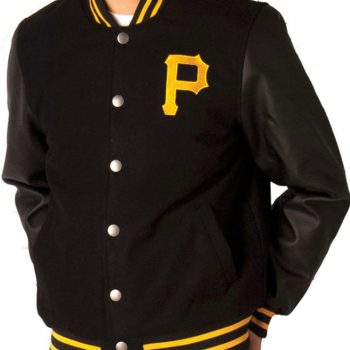 men with front view pittsburgh pirates jacket