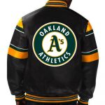 Stylish Oakland Athletics leather jacket for passionate baseball fans in USA