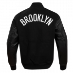NBA Brooklyn Nets wool varsity jacket, men’s classic style in USA