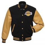 NBA Los Angeles Lakers Black/Gold Varsity Jacket
