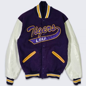 Vintage 90s LSU Tigers Delong Varsity Jacket in usa