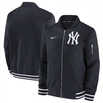 Front & Back View New York Yankees Bomber Jacket
