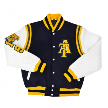 Shop North Carolina A&T Varsity Jacket