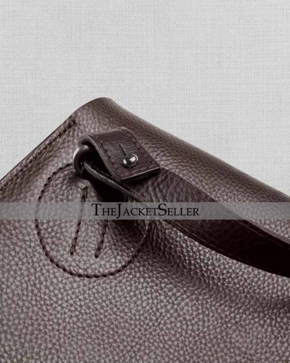 Stylish and Durable Leather Briefcase for Work and School in USA style