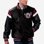 Shop NRL Manly Warringah Sea Eagles Leather Jacket For Men and Women
