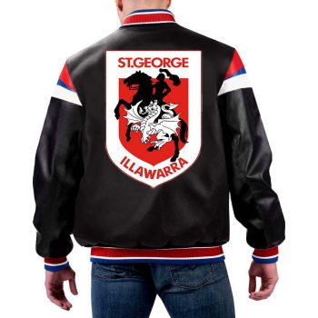 NRL St. George Illawarra Leather Jacket  in USA