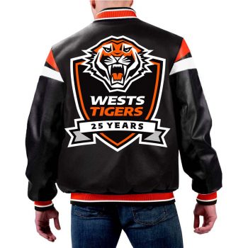 NRL Wests Tigers Leather Jacket for Men and Women in USA