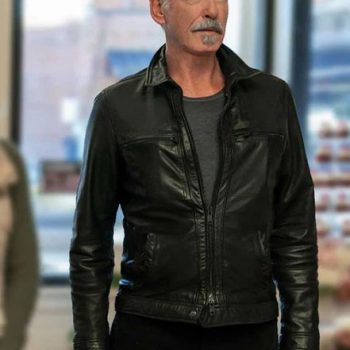 Pierce Brosnan in The Outlaws leather jacket in USA market