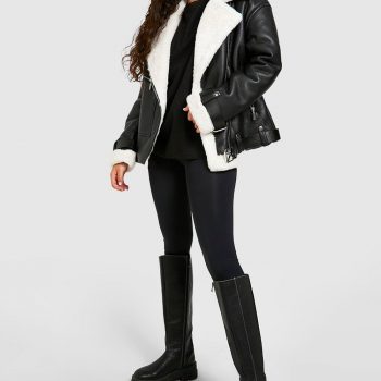 TJS premium belted aviator for women in American style