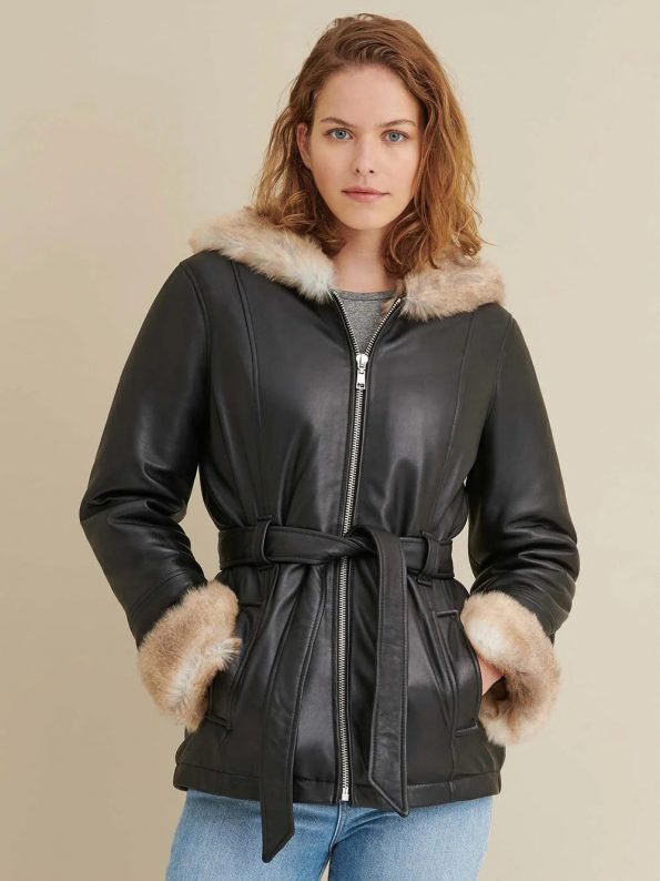 Hooded Puffer Jacket for Women