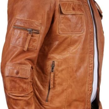 Brown Vintage leather Jacket