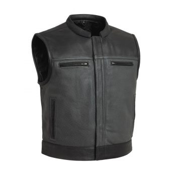 Shop Premium Perforated Leather Vest 