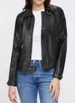 Stylish leather jacket for women in USA