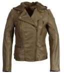 Womens-Hooded-Motorcycle-Olive-Leather-Jacket