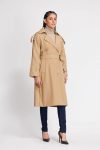 Classic womens long coat for winter in USA