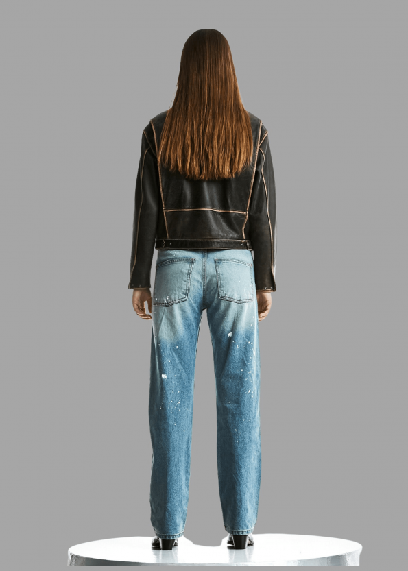 Vintage Leather Women's Jacket Europe