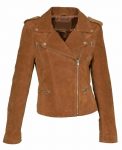 USA Women's Suede Leather Jacket