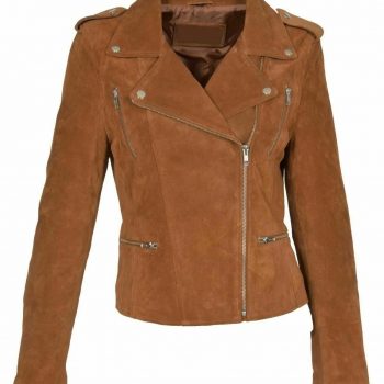 USA Women's Suede Leather Jacket