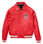 Shop Red Avirex Icon Leather Jacket 1 AVF20BO01_AVIREXUSA_SALVAGERED931_FRONT_1400x_76fbecc6-a365-4b2d-8ec8-b6032d1ab216