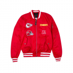Red Kansas City Chiefs MA-1 bomber jacket