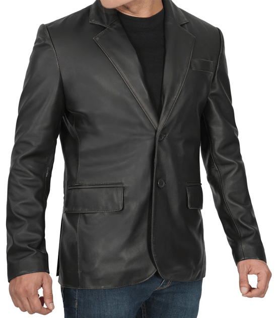Mens_Black_Biker_Jacket__87539_std Samuel Black tailored leather blazer in USA