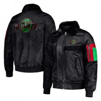 San Francisco Giants Ty Mopkins jacket black front