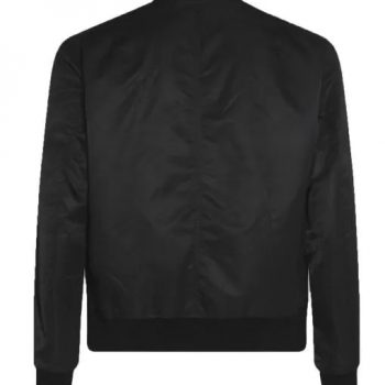 Lightweight satin Giants jacket front view