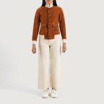Women_Sasha_A1_Brown_Suede_Bomber_Jacket_Close_Front-5-1720090282389