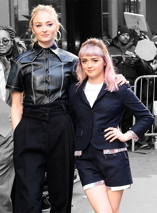 sophieturnerleathershirt_2_a9a90045-2923-4941-bcf3-e45ae6dc534c Sophie Turner's chic and edgy leather shirt look in American market