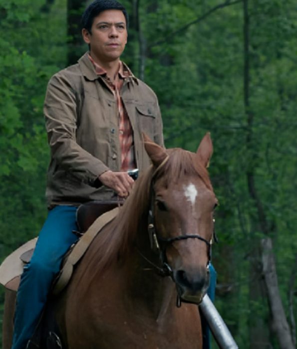 Chic Cotton Jacket Worn by Chaske Spencer in Teacup