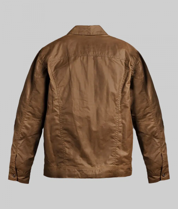 Teacup Inspired Cotton Jacket Worn by Chaske Spencer