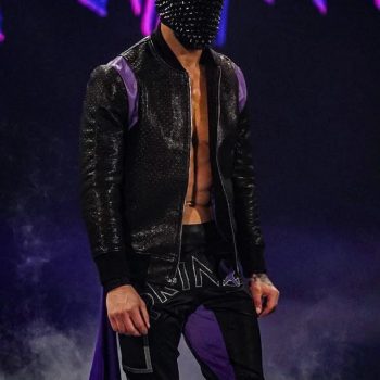 The Judgement Day Finn Balor Black Casual Leather Jacket | WWE Men Leather Jacket
