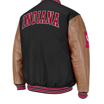 back view indiana-hoosiers-varsity-jacket