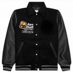 Shop VARSITY JACKET - BLACK