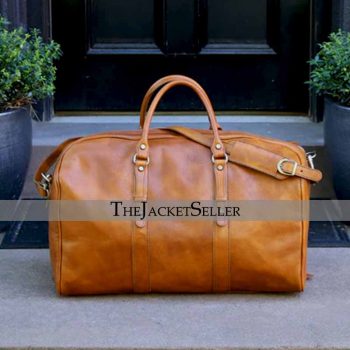 Luxury leather travel bag for the stylish traveler in USA