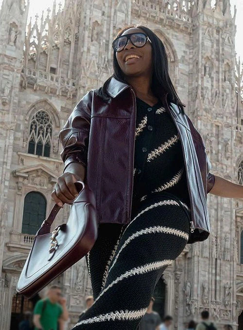 venuswilliamsleatherjacket_1 Stylish Leather Jacket Worn by Venus Williams in United state market