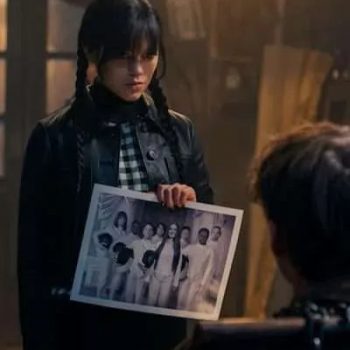 Wednesday Jenna Ortega Leather Jacket