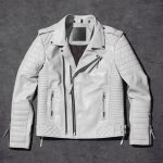 Shop White Men's Genuine Handmade Leather Jacket