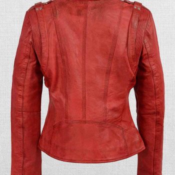 "Stay stylish and protected with a double zipper asymmetrical moto jacket for women in USA"