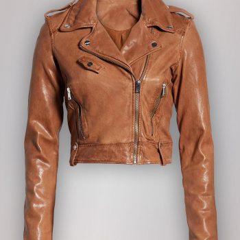 Shop Women Biker Short Body Pure Leather Jacket