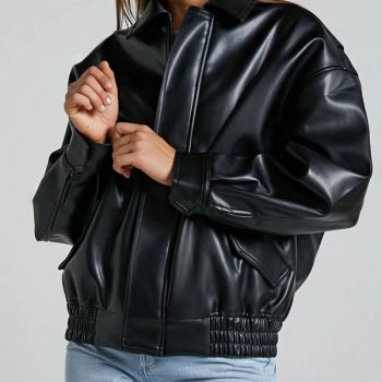 Bomber Sheepskin Charm Leather Jacket in usa