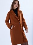 Shop Women Wool Long Coat Casual Style