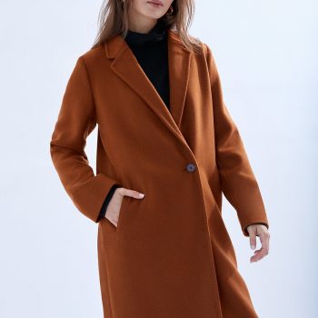 Shop Women Wool Long Coat Casual Style