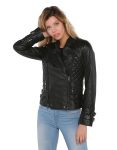 Shop Women's Black Biker Leather Jacket