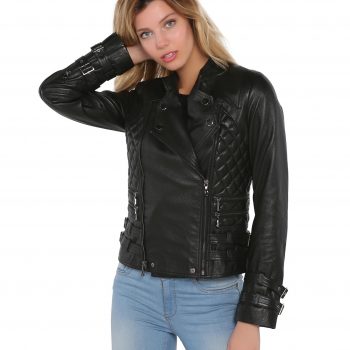 Shop Women's Black Biker Leather Jacket